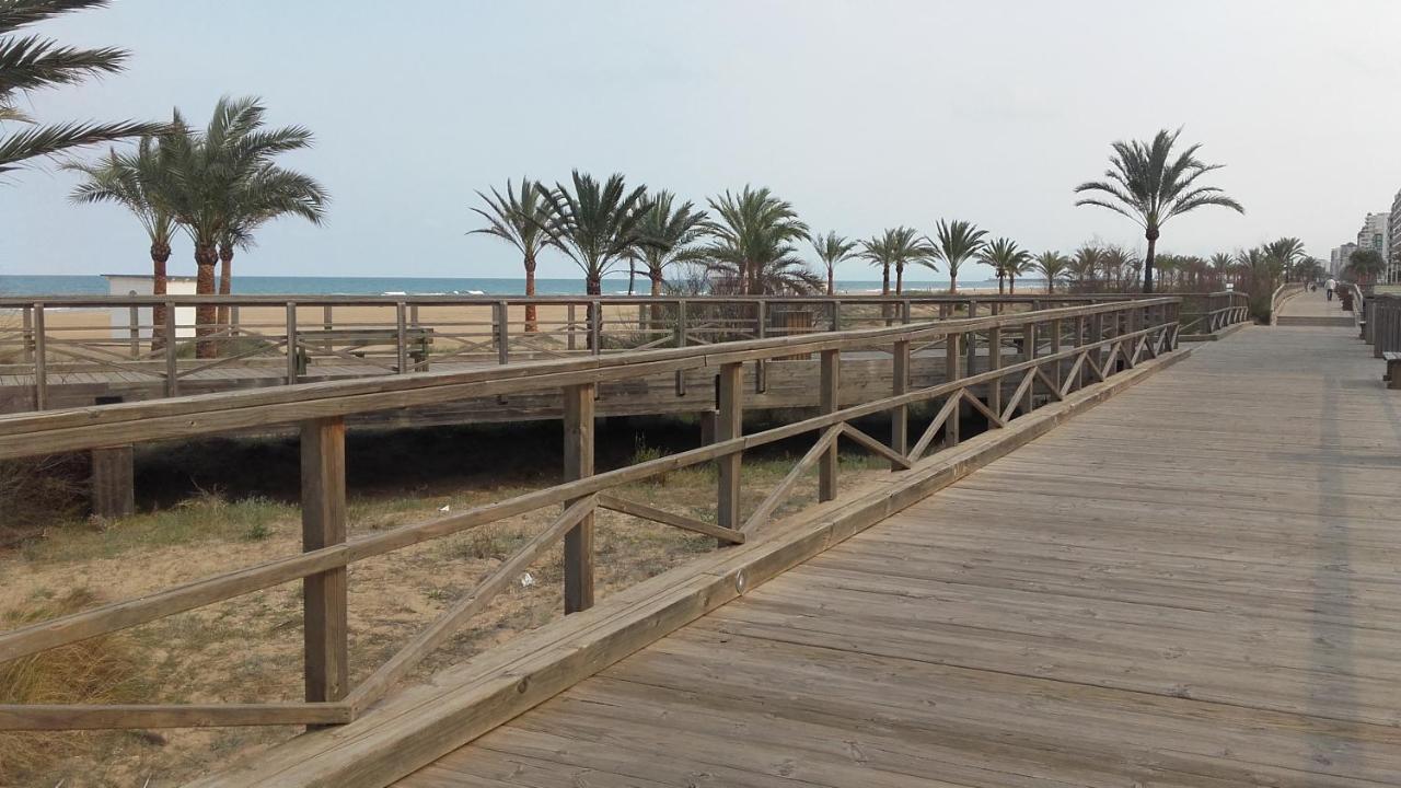 Impresionantes Vistas En Primera Linea Playa de Gandia Kültér fotó